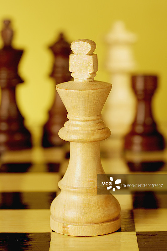 国际象棋国王特写图片素材
