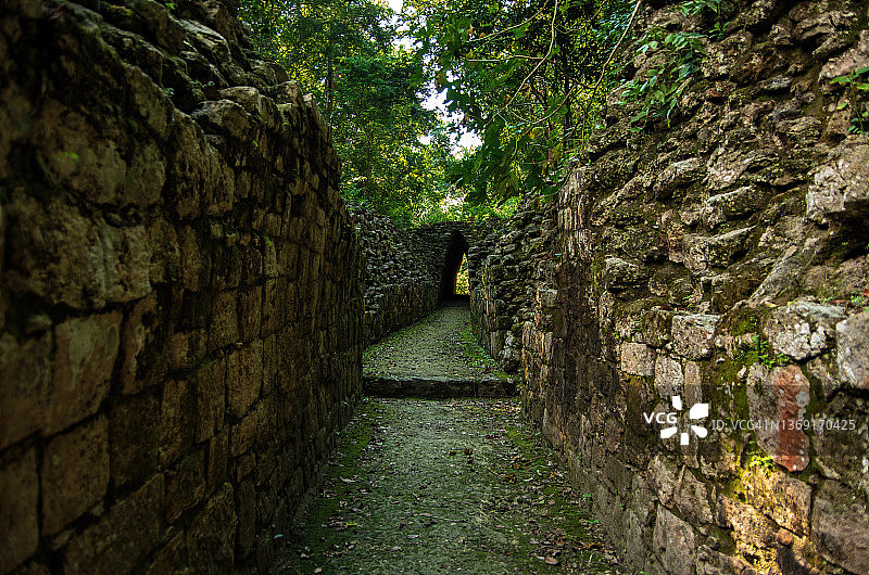 墨西哥坎佩切贝坎图片素材
