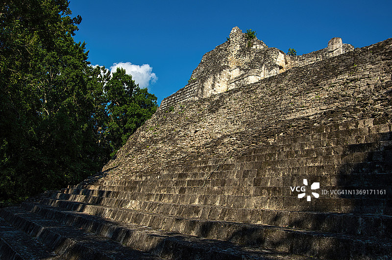 贝坎的结构八号（Estructura VIII），墨西哥坎佩切州图片素材