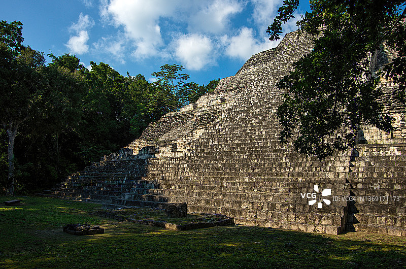 墨西哥坎佩切州贝坎结构九图片素材