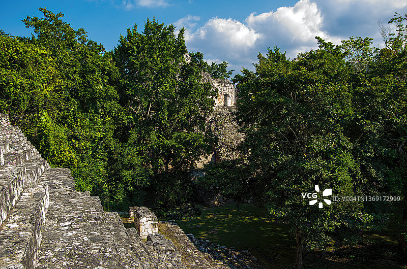 墨西哥坎佩切贝坎图片素材
