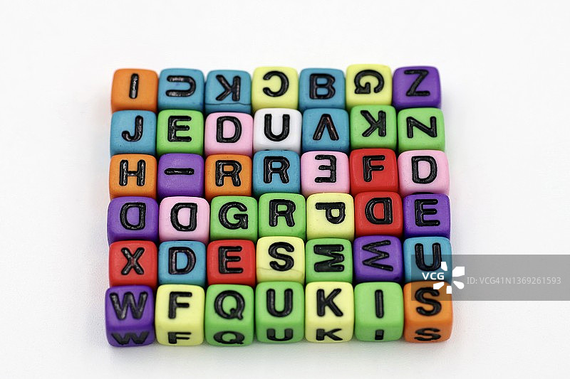 积木字母图片素材