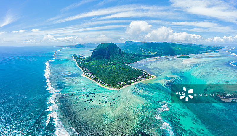 世界遗产莫纳布拉班特山航拍景观图片素材