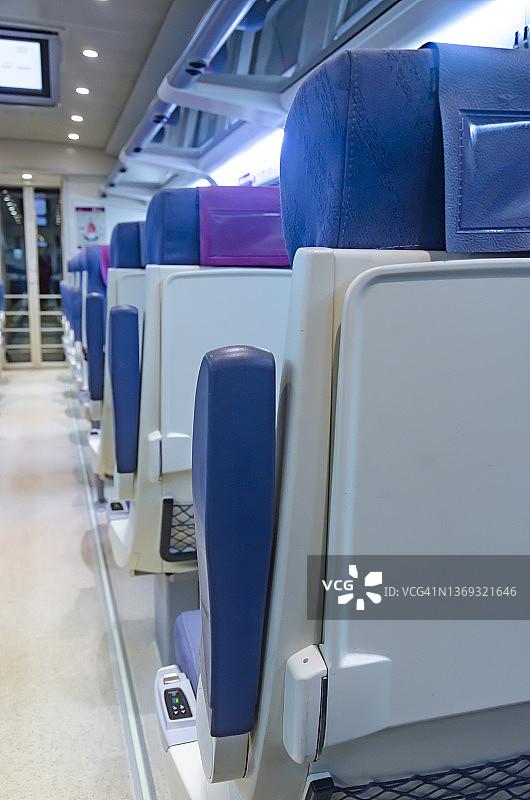 列车车厢空座位图片素材