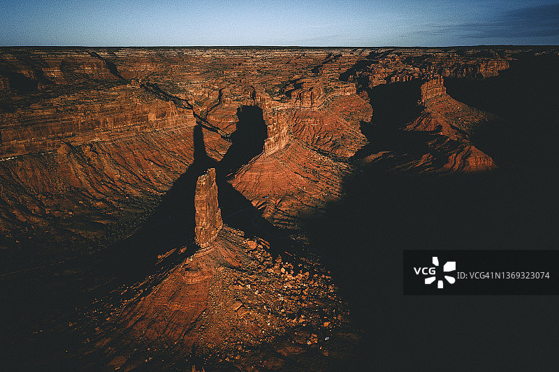 众神谷的著名岩层景观图片素材