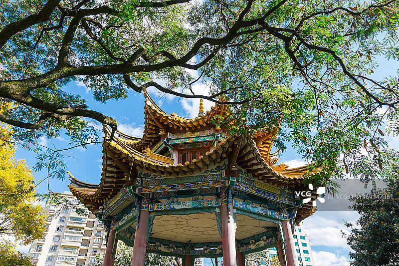 圆通山公园图片素材