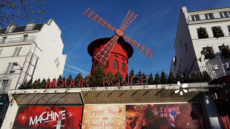 法国巴黎红磨坊图片素材