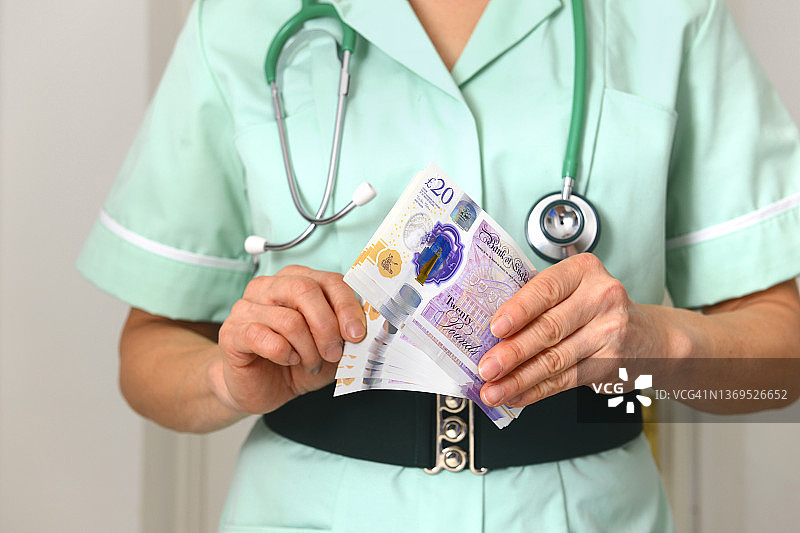 护士工资图片素材