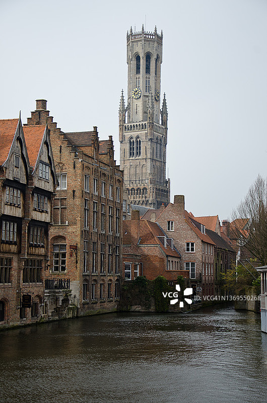 布鲁日钟楼图片素材