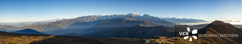 从派克峰看到的喜马拉雅山脉图片素材