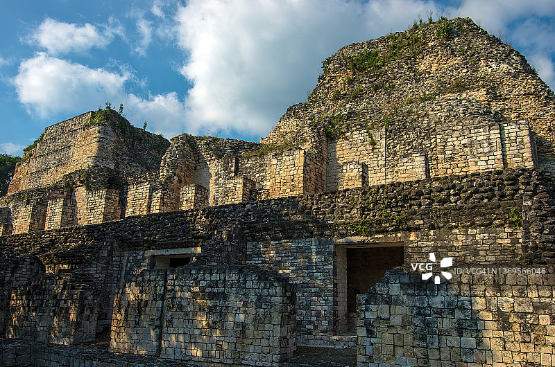 墨西哥坎佩切州贝坎遗址结构I图片素材