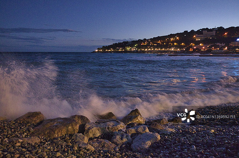 芒通，马丁角图片素材