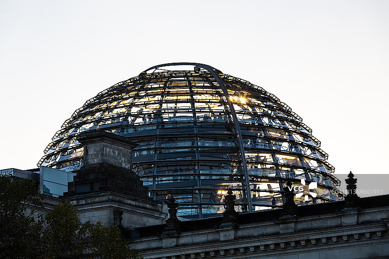 德国国会大厦穹顶（德国议会大厦）- 德国柏林图片素材