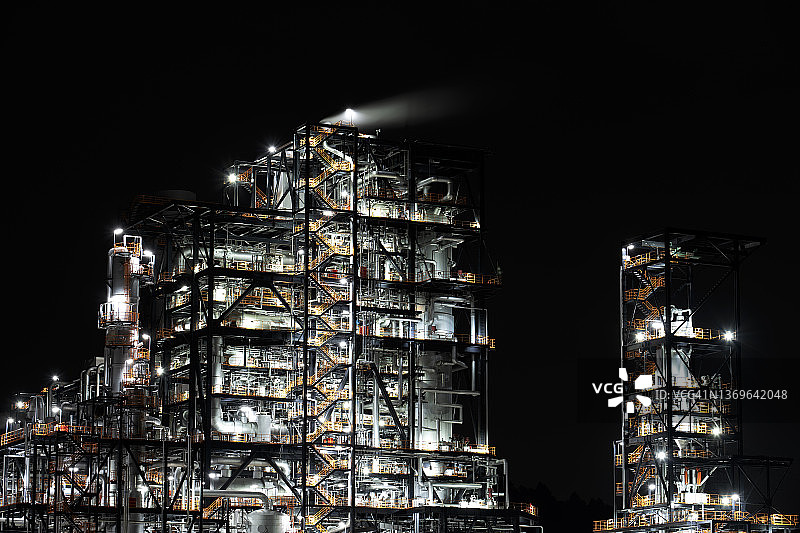 夜间联合循环整体煤气化热电站图片素材
