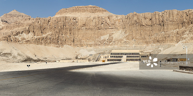 哈特谢普苏特陵庙全景图片素材