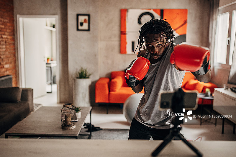 拳击手在线学习拳击图片素材