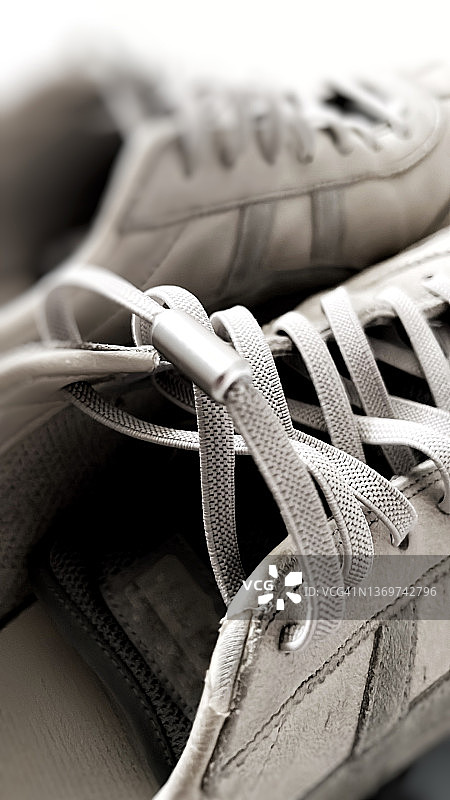 免系带运动鞋鞋带图片素材