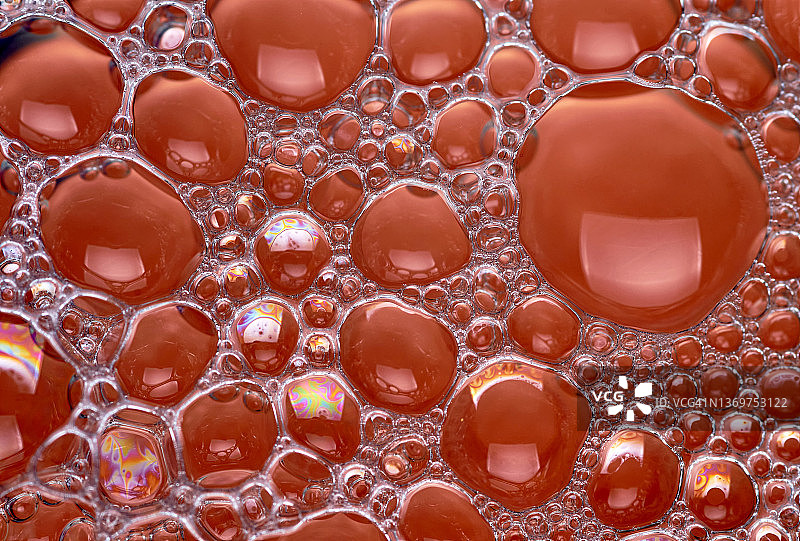 五彩缤纷的肥皂泡背景图片素材