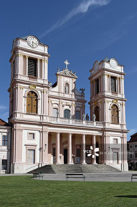 圣玛丽教堂，格特维格修道院，下奥地利州格特维格附近，奥地利图片素材