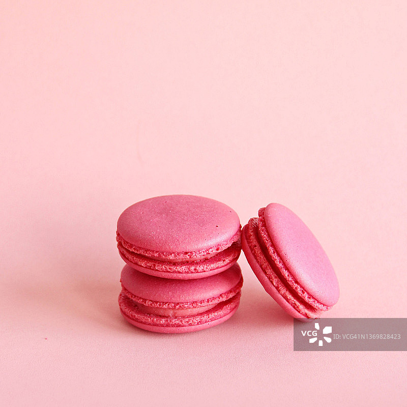 草莓马卡龙图片素材