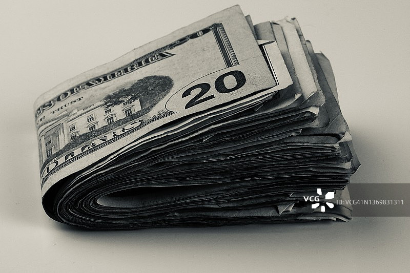 纸币支付图片素材