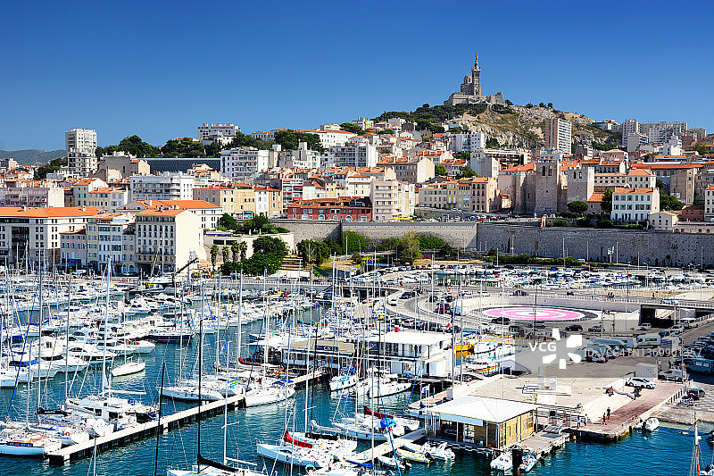 法国马赛老港图片素材