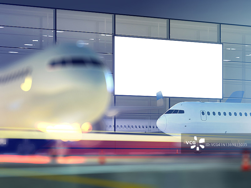 航空广告插画图片素材