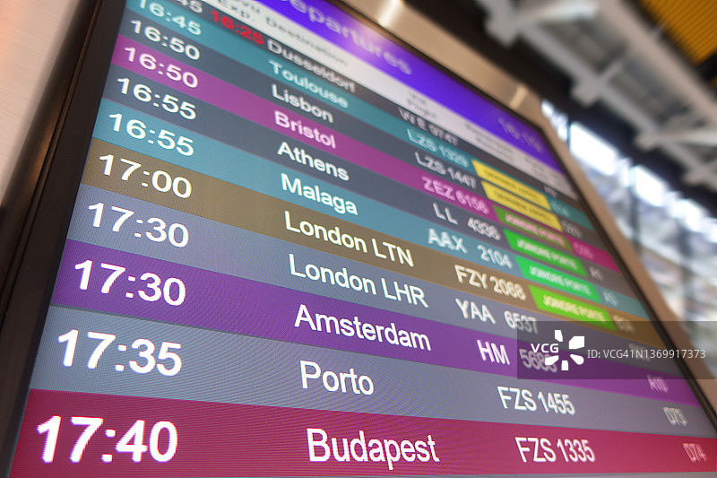 航班信息显示屏图片素材