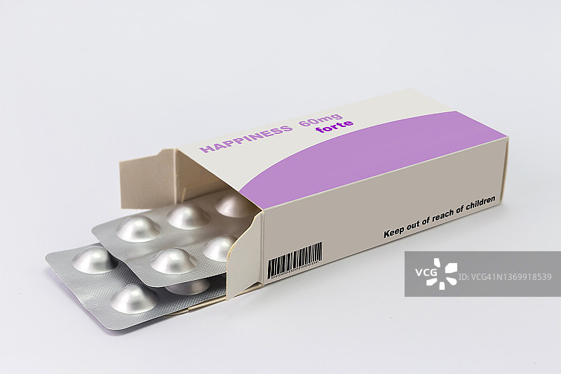 药物带来的快感概念插画图片素材