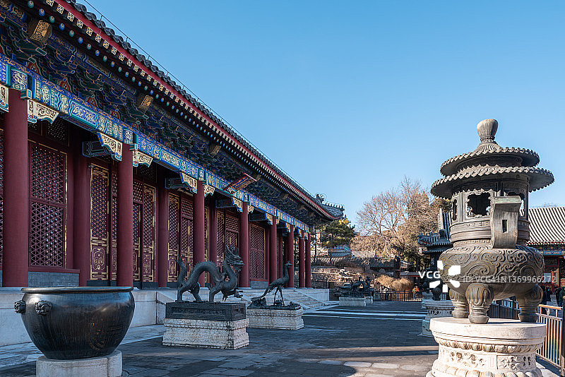 中国颐和园仁寿殿图片素材