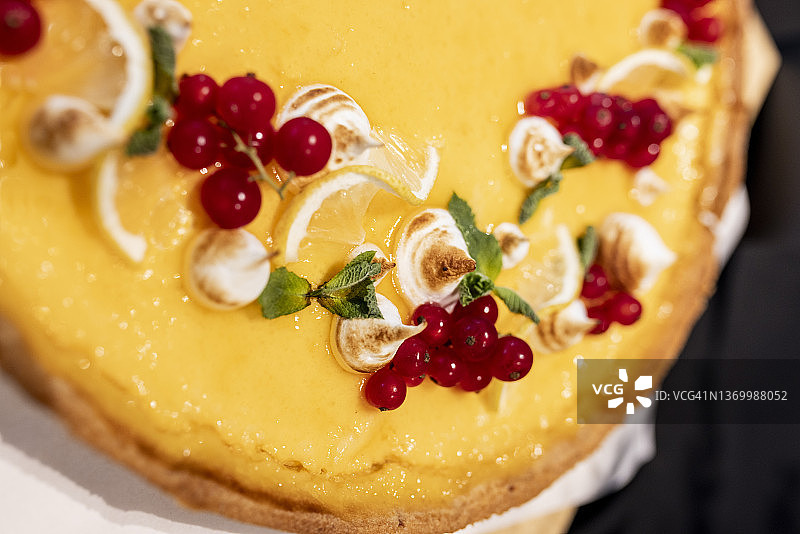 柠檬挞甜点图片素材