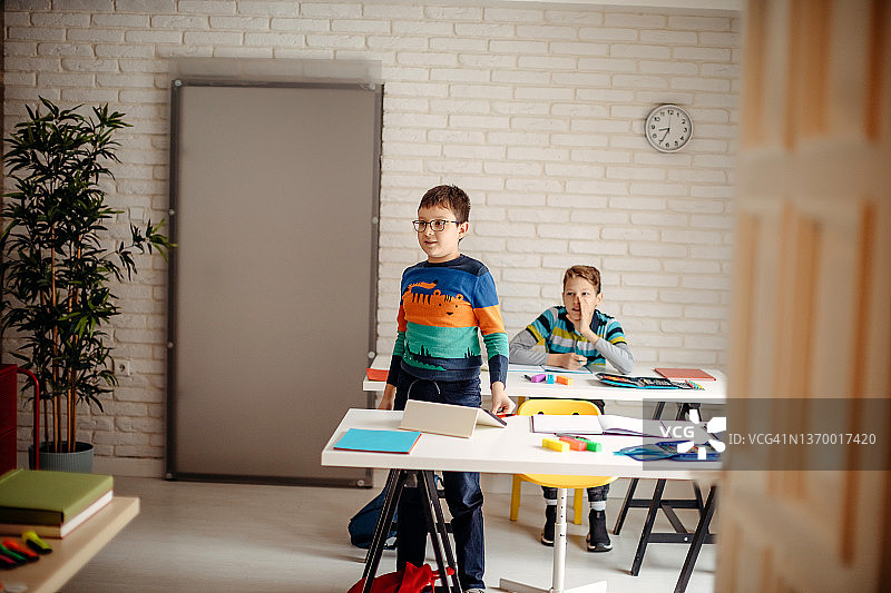 儿童私立学校图片素材