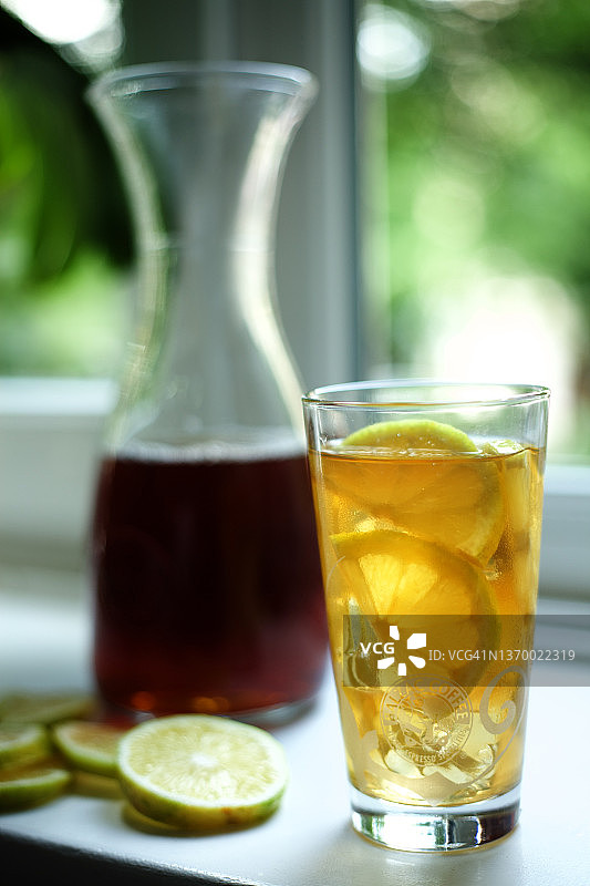 柠檬冰茶图片素材