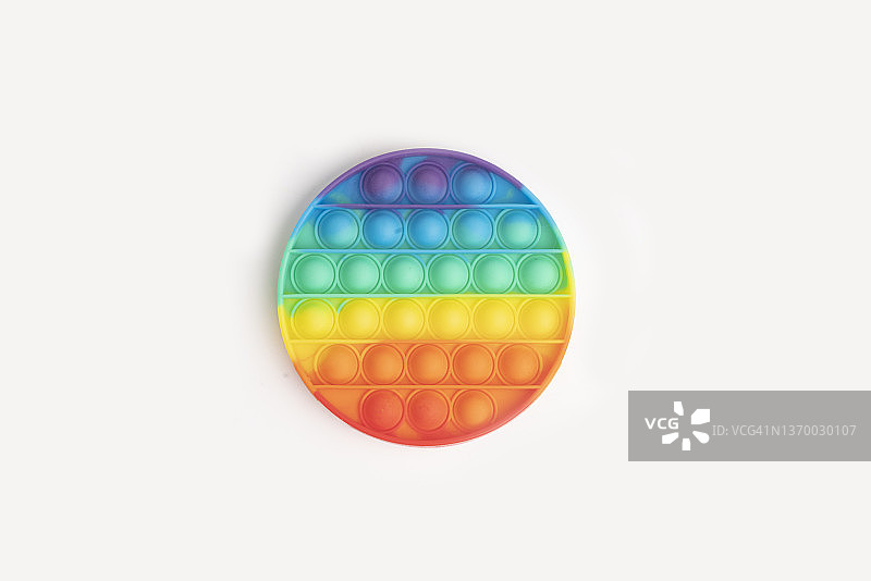 白色背景上的Pop it玩具图片素材