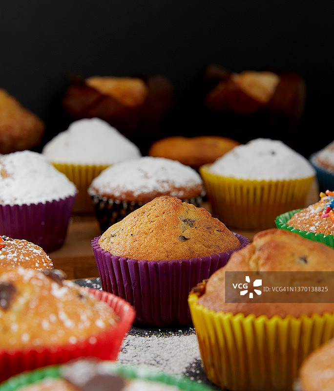 各式玛芬蛋糕图片素材