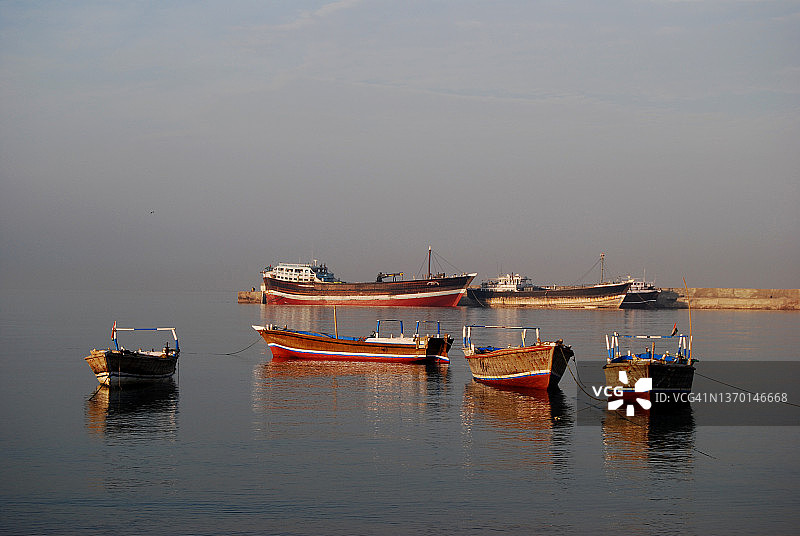 印度渔船图片素材