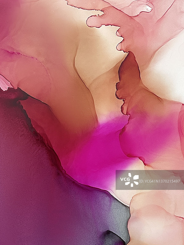 粉色酒精墨水背景图片素材