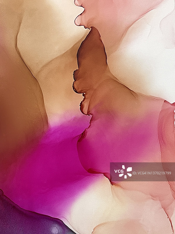 粉色酒精墨水背景图片素材