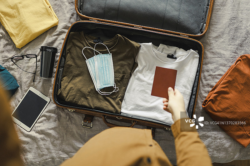 一切就绪，准备出发，商务旅行必备品图片素材