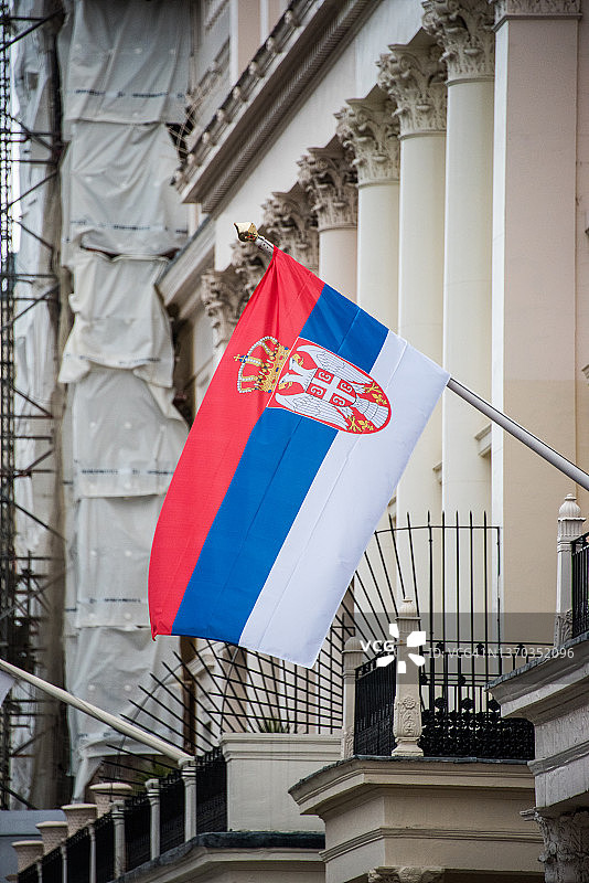 塞尔维亚国旗图片素材