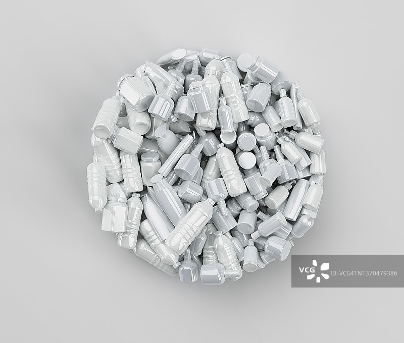 塑料容器4个图片素材