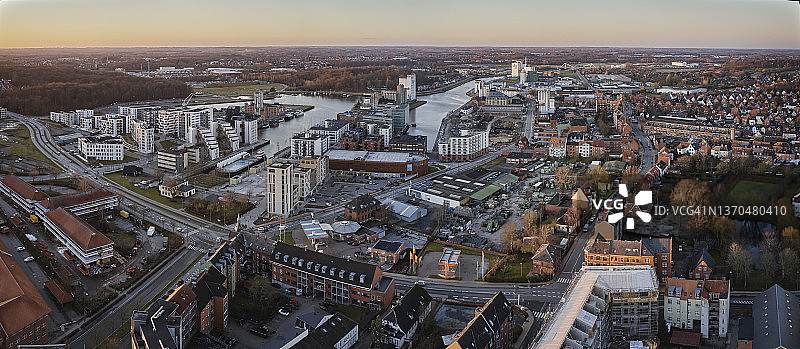 欧登塞港口图片素材