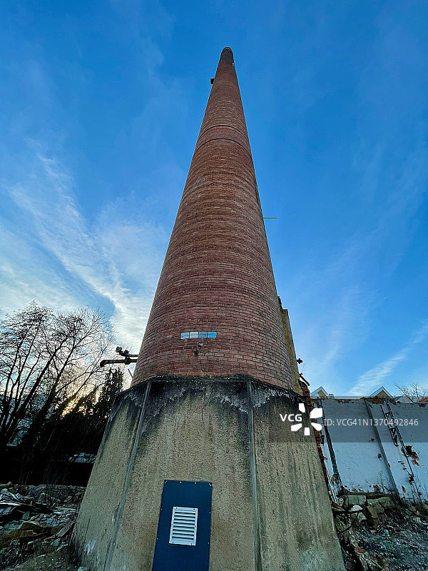 老砖工业烟囱图片素材