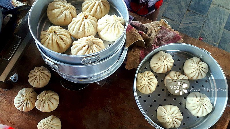 蒸制馍馍图片素材