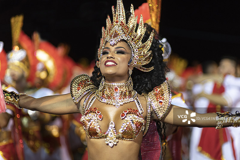桑巴舞美女图片素材