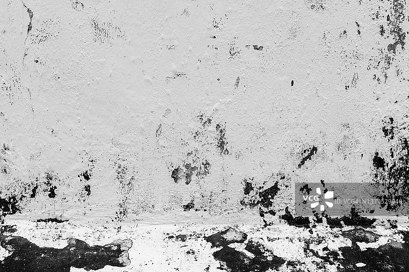 带有污垢的白色旧混凝土墙抽象背景图片素材