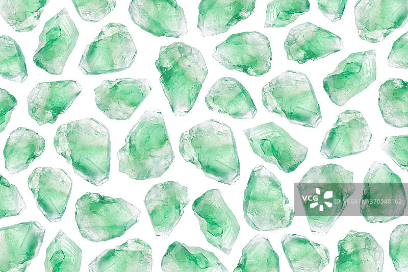 绿色方解石晶体图案图片素材
