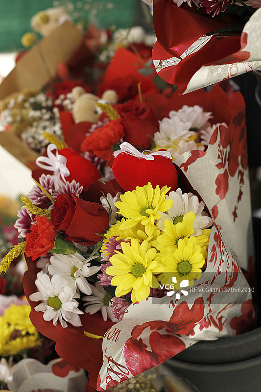 市场上的鲜花图片素材