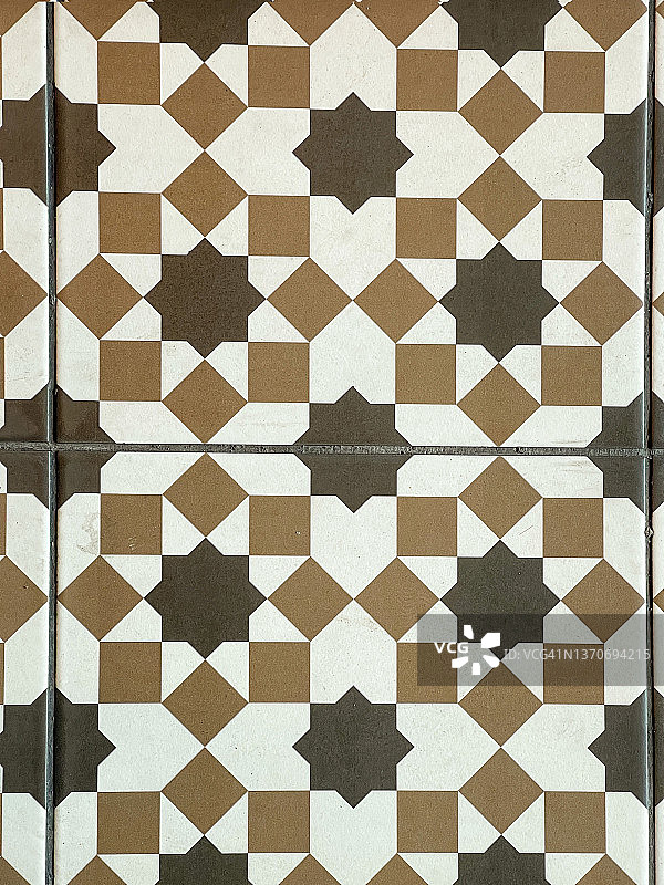 地砖上的方形图案图片素材