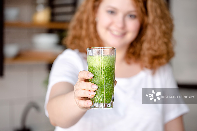 健康绿色冰沙图片素材